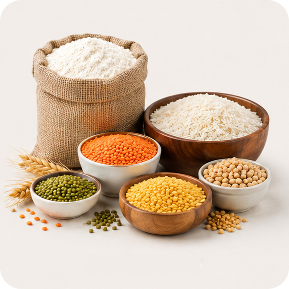 Atta, Rice & Dal image