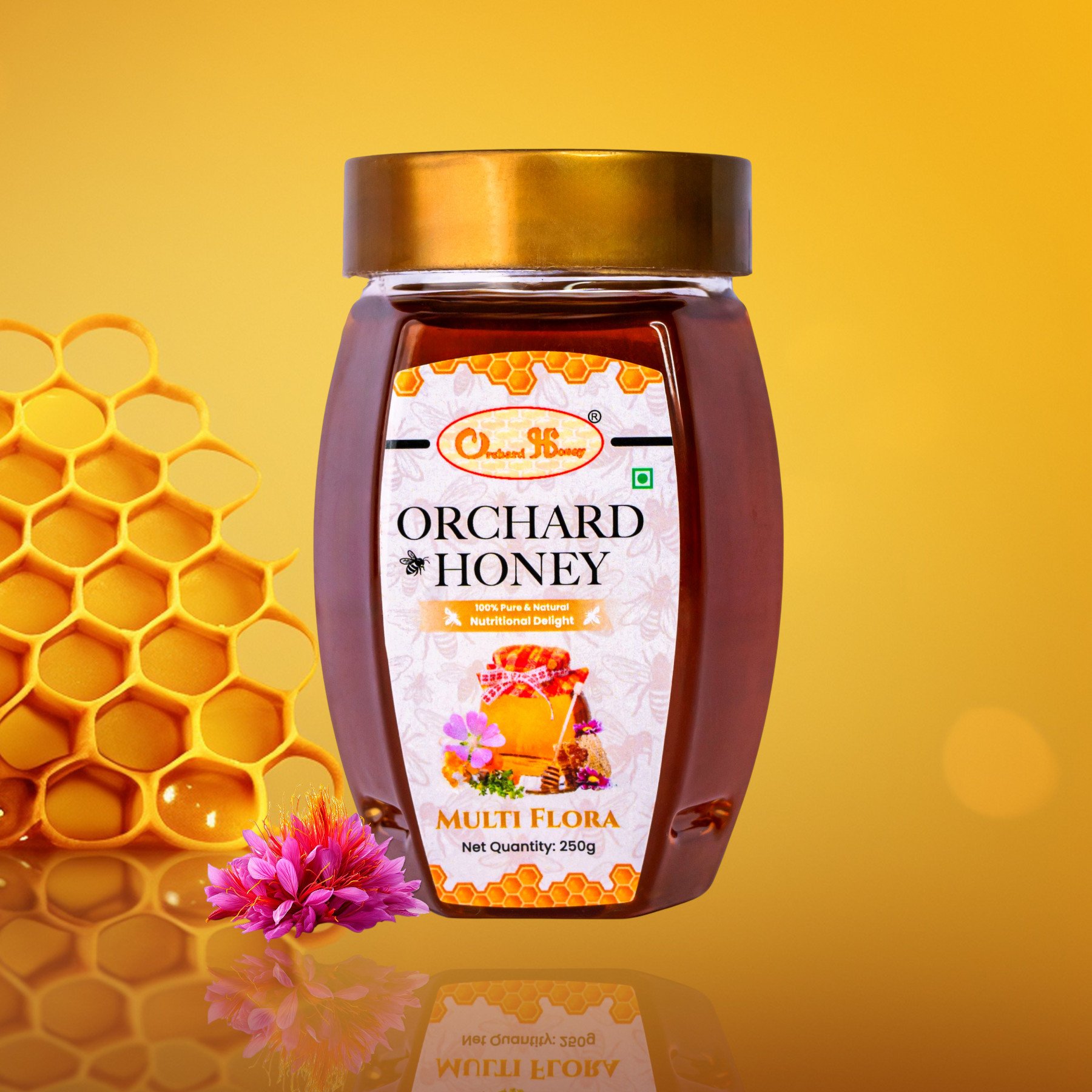 Orchard Honey Multi Flora 250gm
