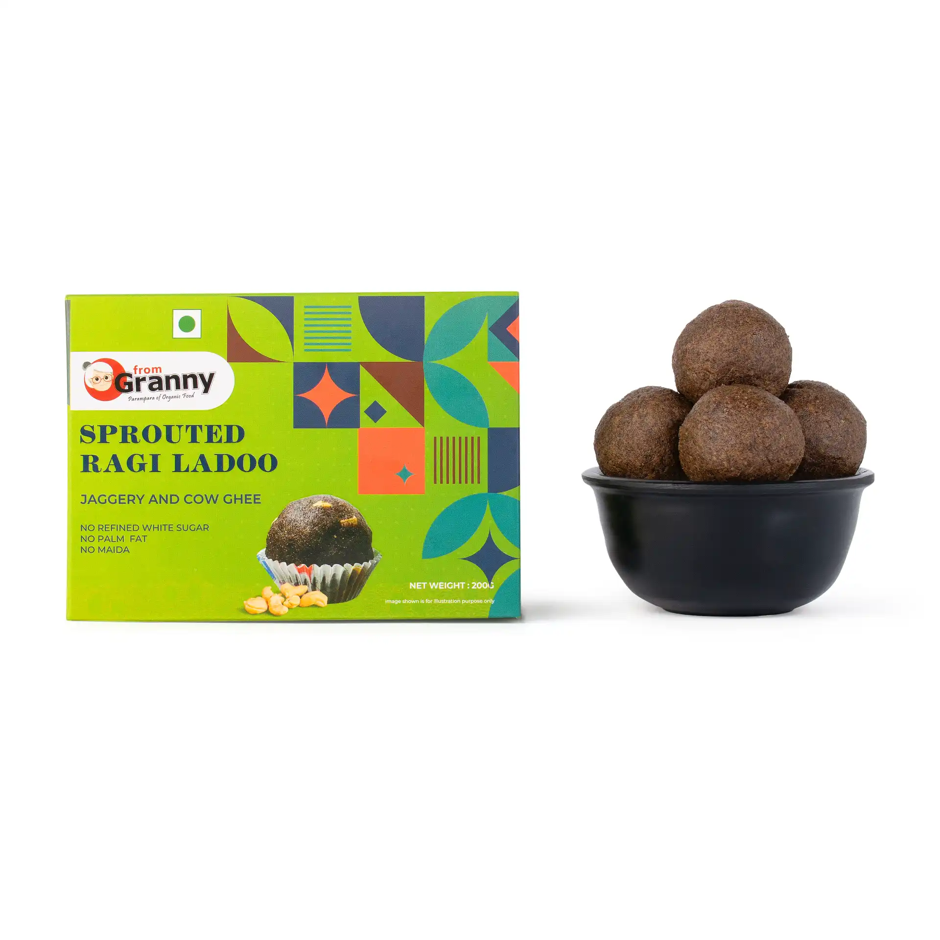Sprouted Ragi Laddu 