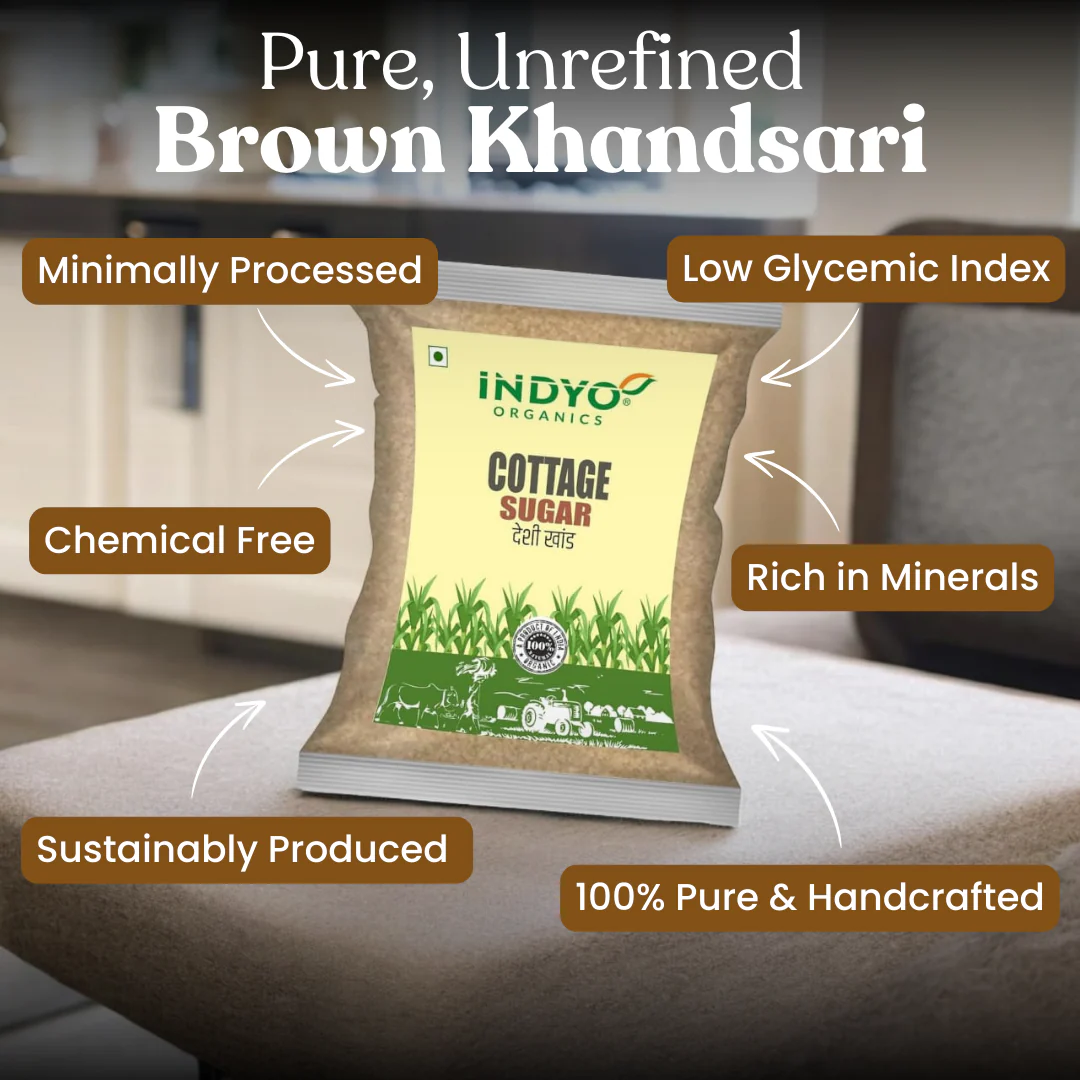 Brown Khandsari 900 gm