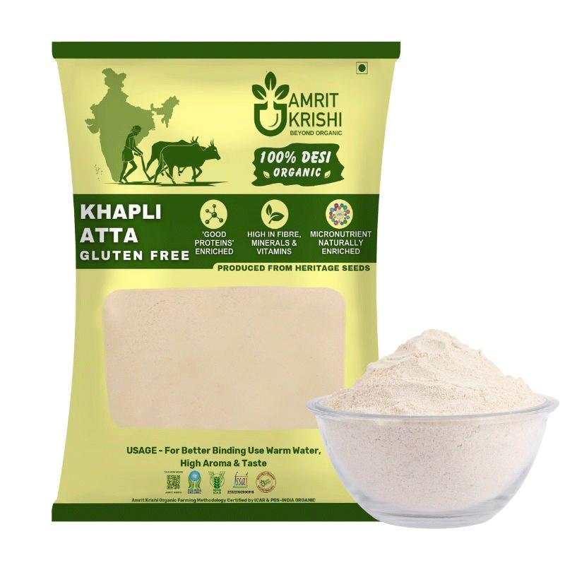 Amrit Krishi Organic Khapli Atta - 2Kg