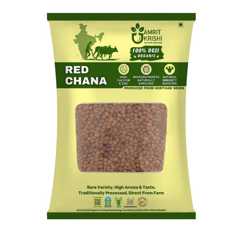 Organic Red Chana – Black Chickpeas (500g)