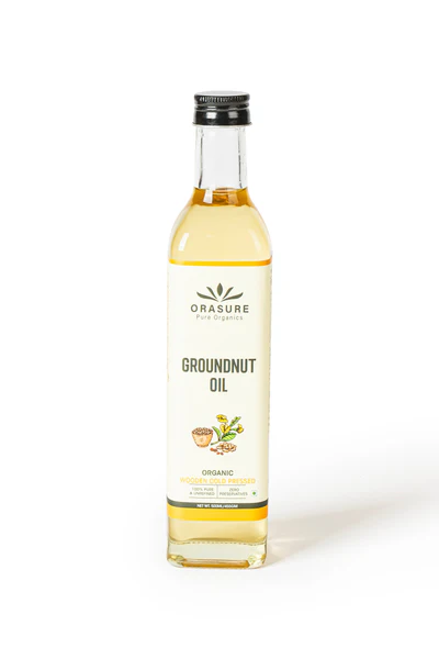 Organic Cold-Pressed Groundnut Oil - 500ML