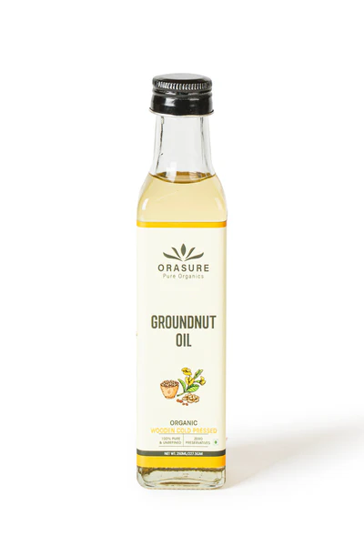 Organic Cold-Pressed Groundnut Oil - 250ML