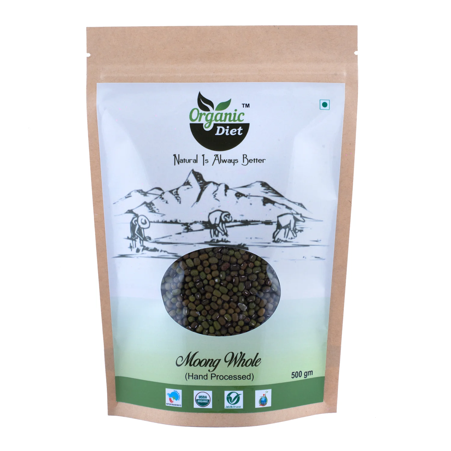 Moong Whole - 500Gm