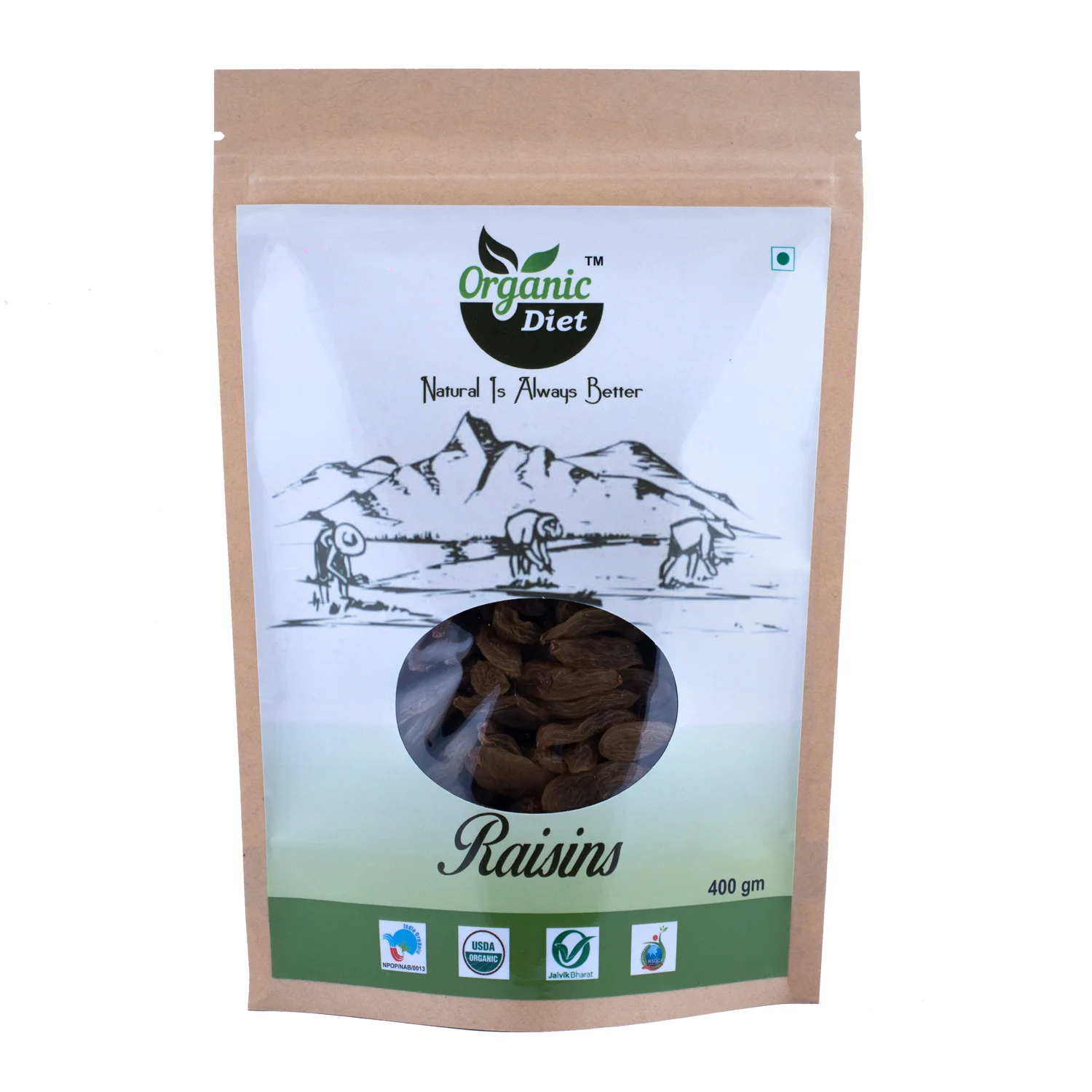 Organic Raisin(Kishmish) - 400GM