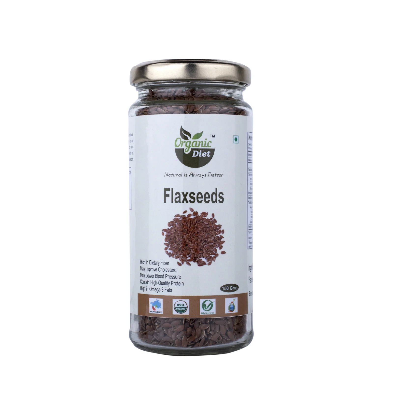 Organic Flaxseed (Alsi) - 150GM