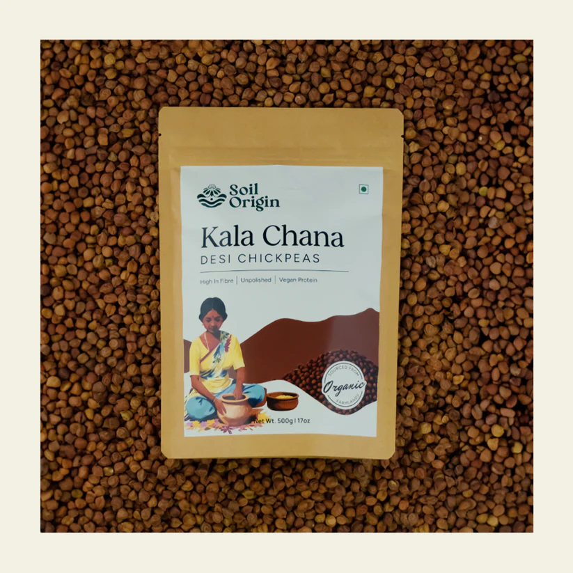 Black Chana (Desi Chana) - 500 Gm  (Pack of 2)