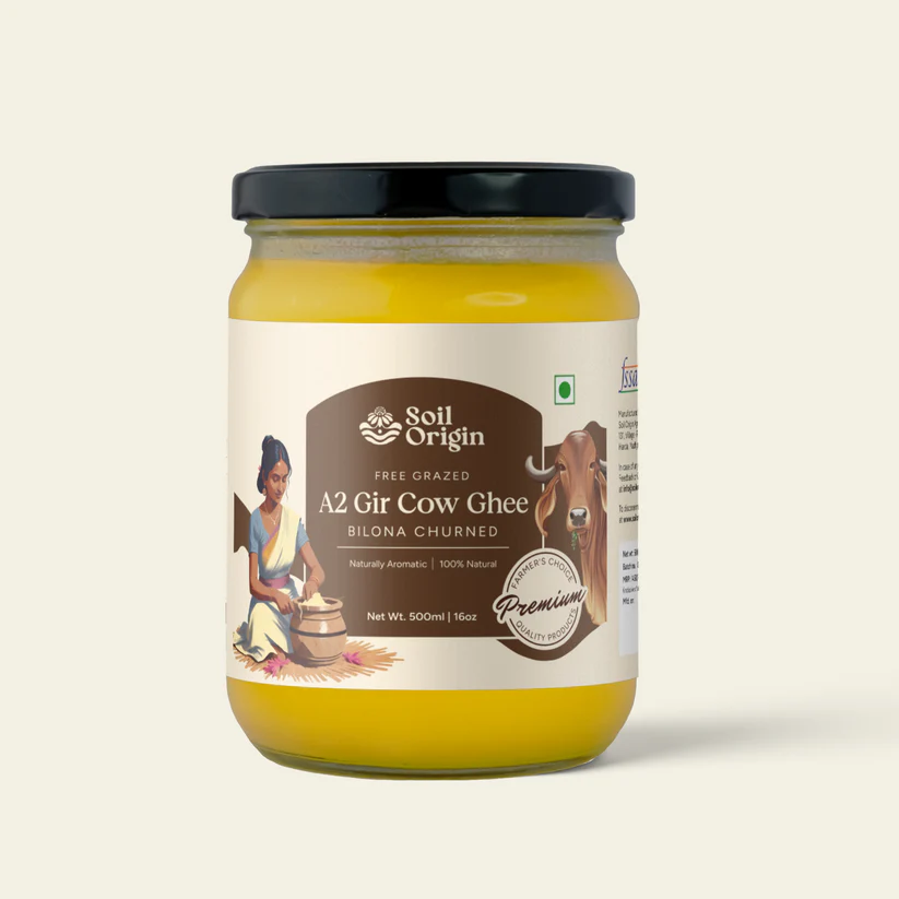 A2 Gir Cow Ghee (Bilona Churned) - 500 Ml