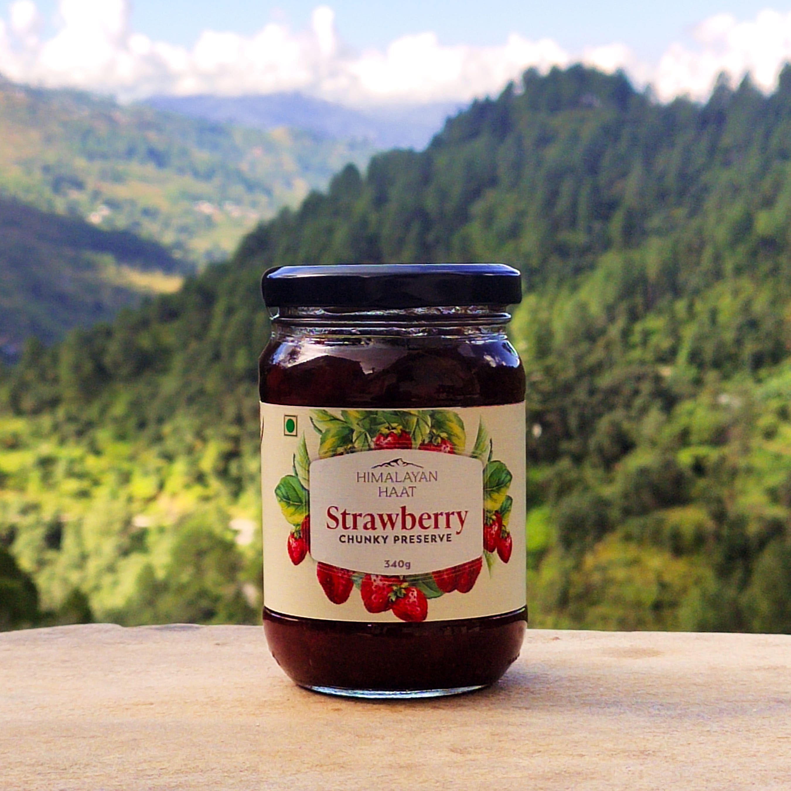 Chunky Strawberry Preserve - 340Gm