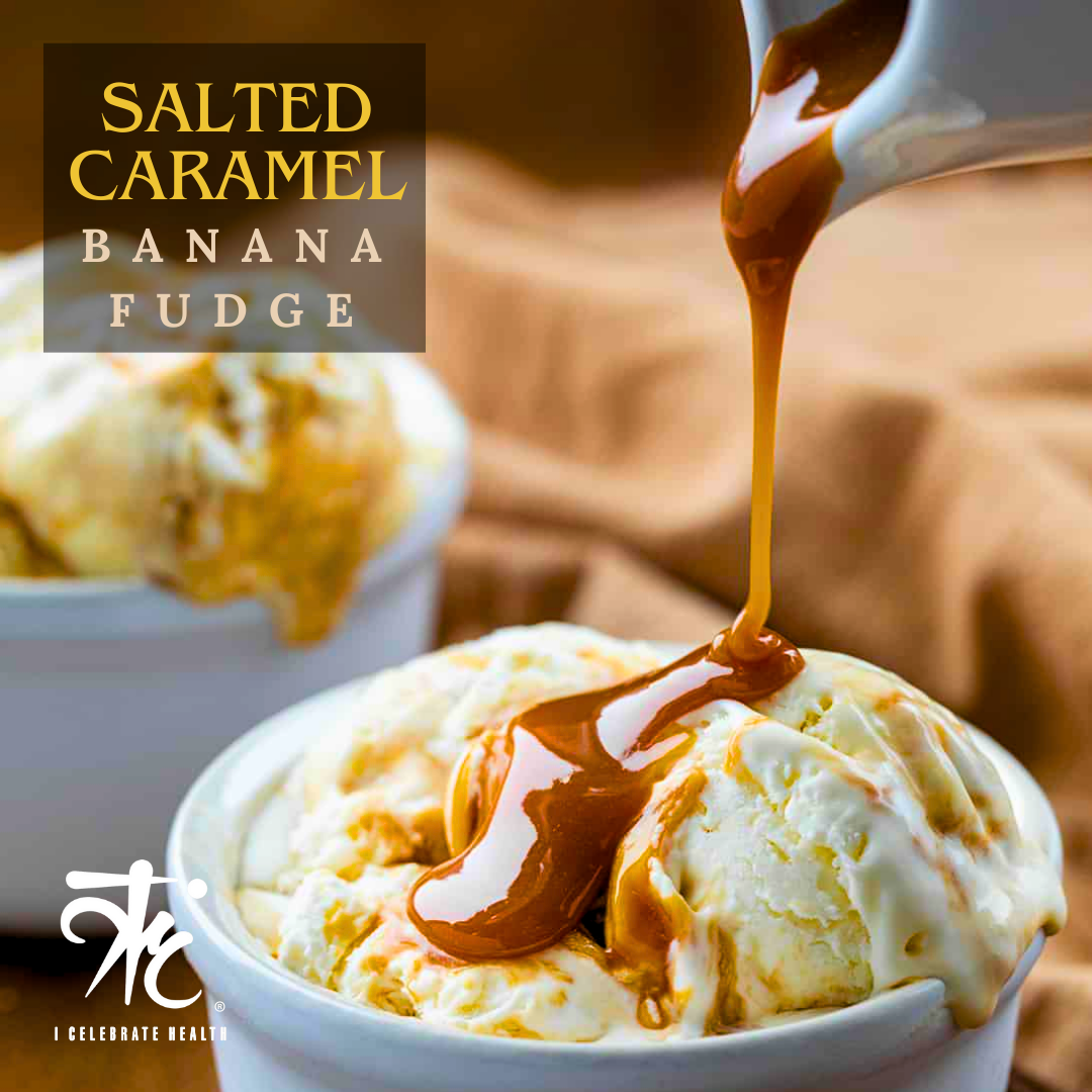 I Celebrate Health- Salted Caramel Banana Fudge (500 ml Box)