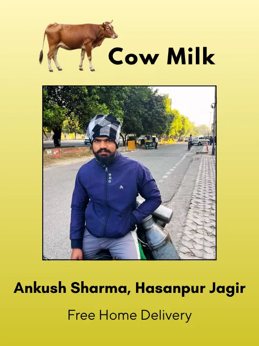 Fresh Cow Milk 500 ML from Ankush Sharma