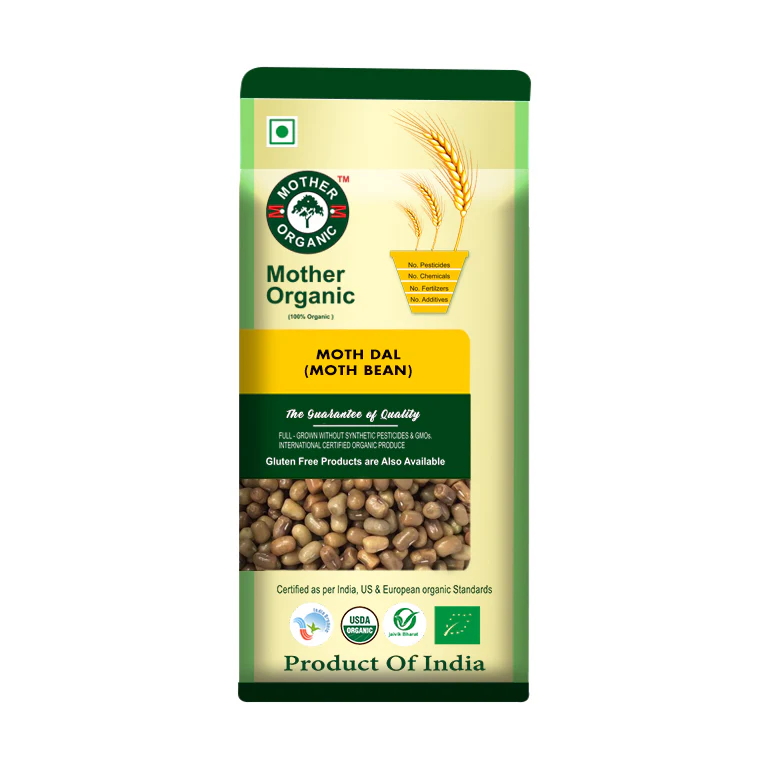 Mother Organic Moth Dal - 500g
