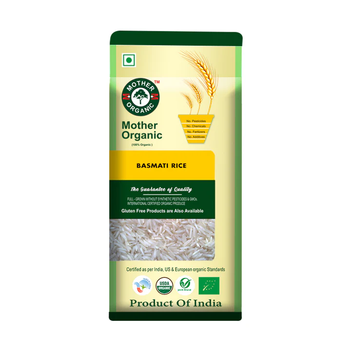 Mother Organic Rice Basmati - 1kg