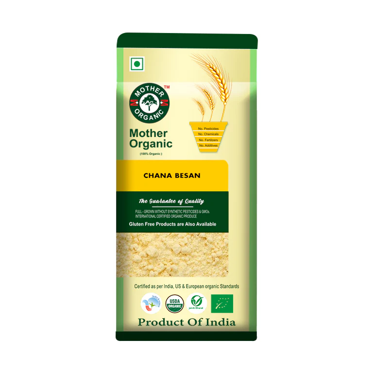 Mother Organic Chana Besan - 1kg