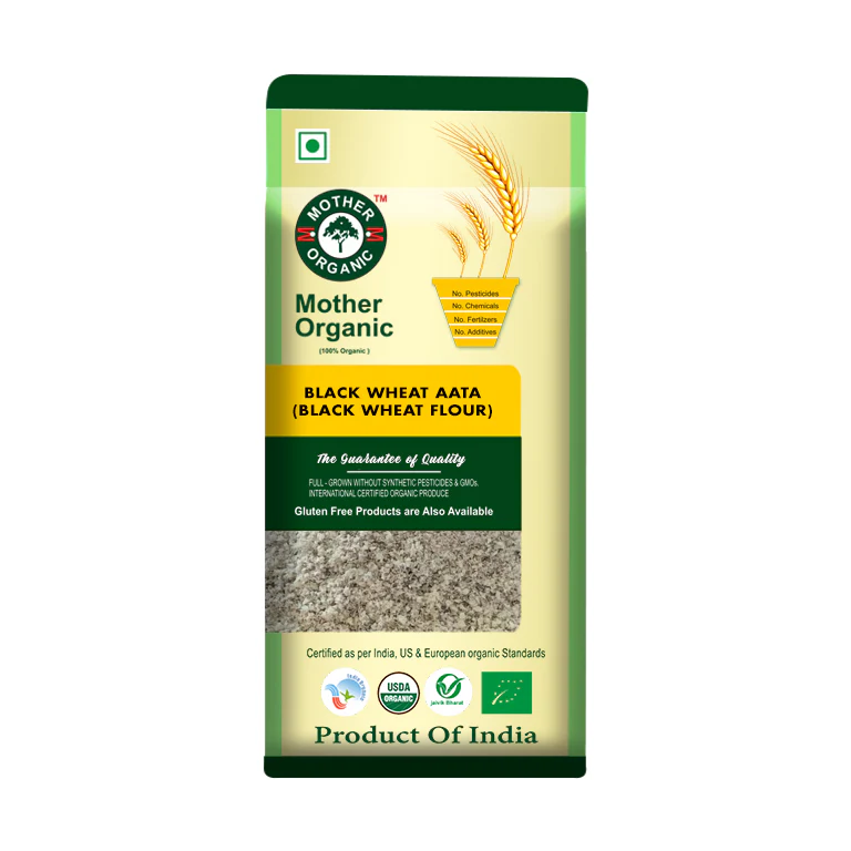 Mother Organic Black Wheat Whole Atta - 1kg