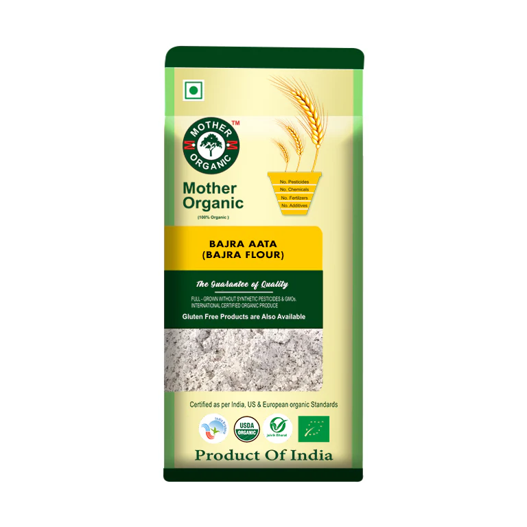 Mother Organic Bajra Atta - 500g