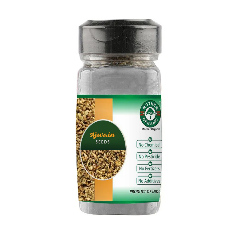 Mother Organic Ajwain Seeds Bottle - 100g