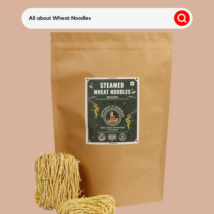 Phulo Phalo Steamed Wheat Noodles (Round) - 325g