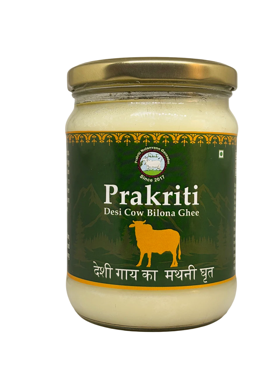 Prakriti Desi Cow Bilona Ghee -  500mL