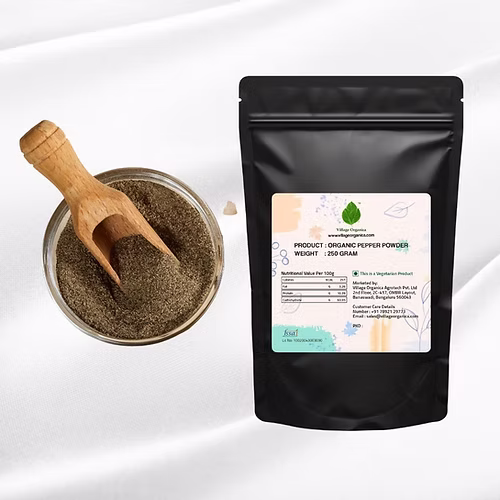 Village Organica black pepper powder - 500 gm