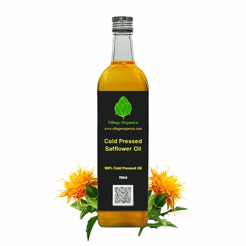 Village Organica cold pressed safflower oil - 5 L