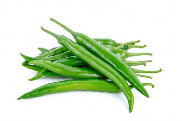 Green Chilli (Hari Mirch) -500g from Satvik Fresh