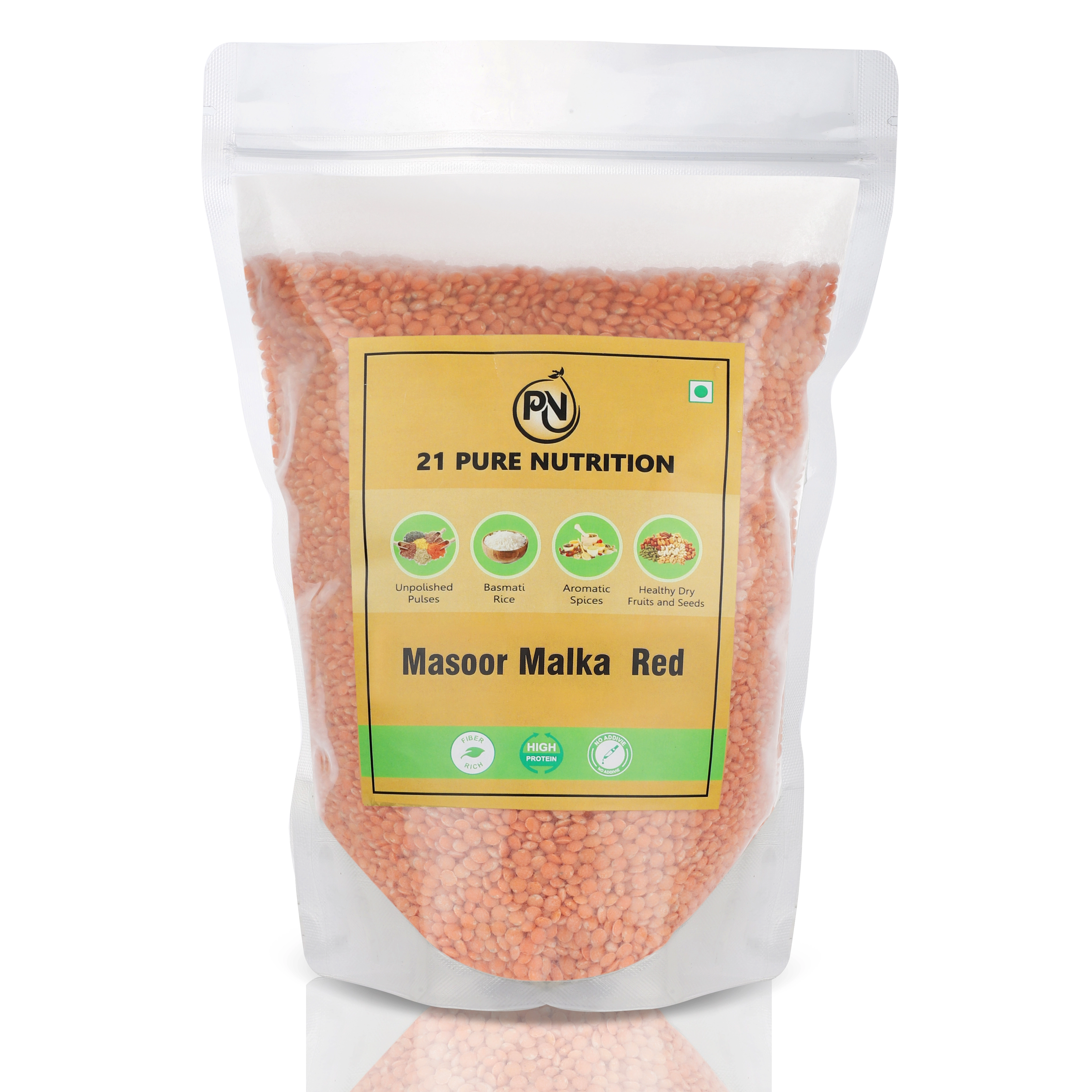 21 Pure Nutrition Masoor dal split - 1 kg