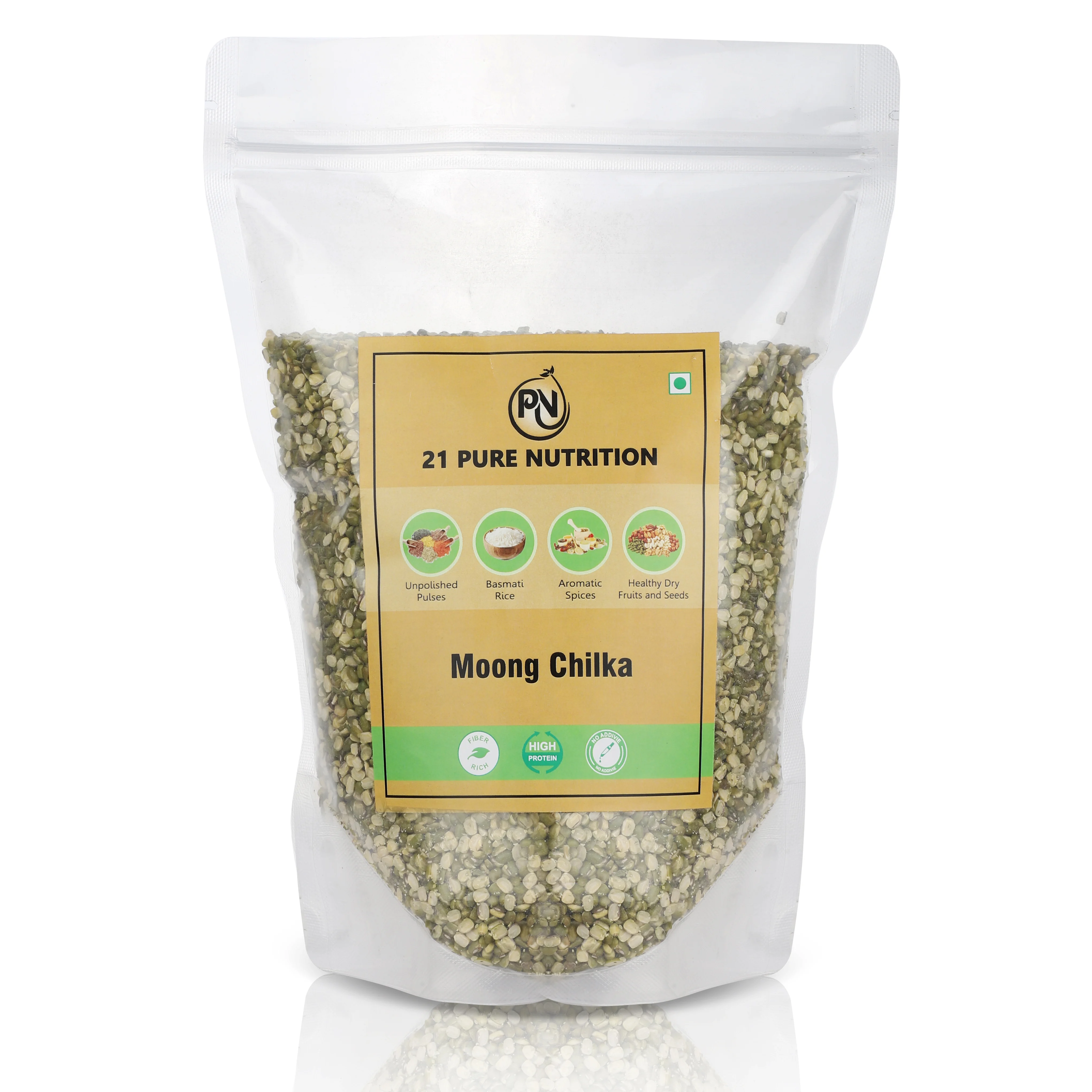 21 Pure Nutrition Moong Chilka - 1 kg