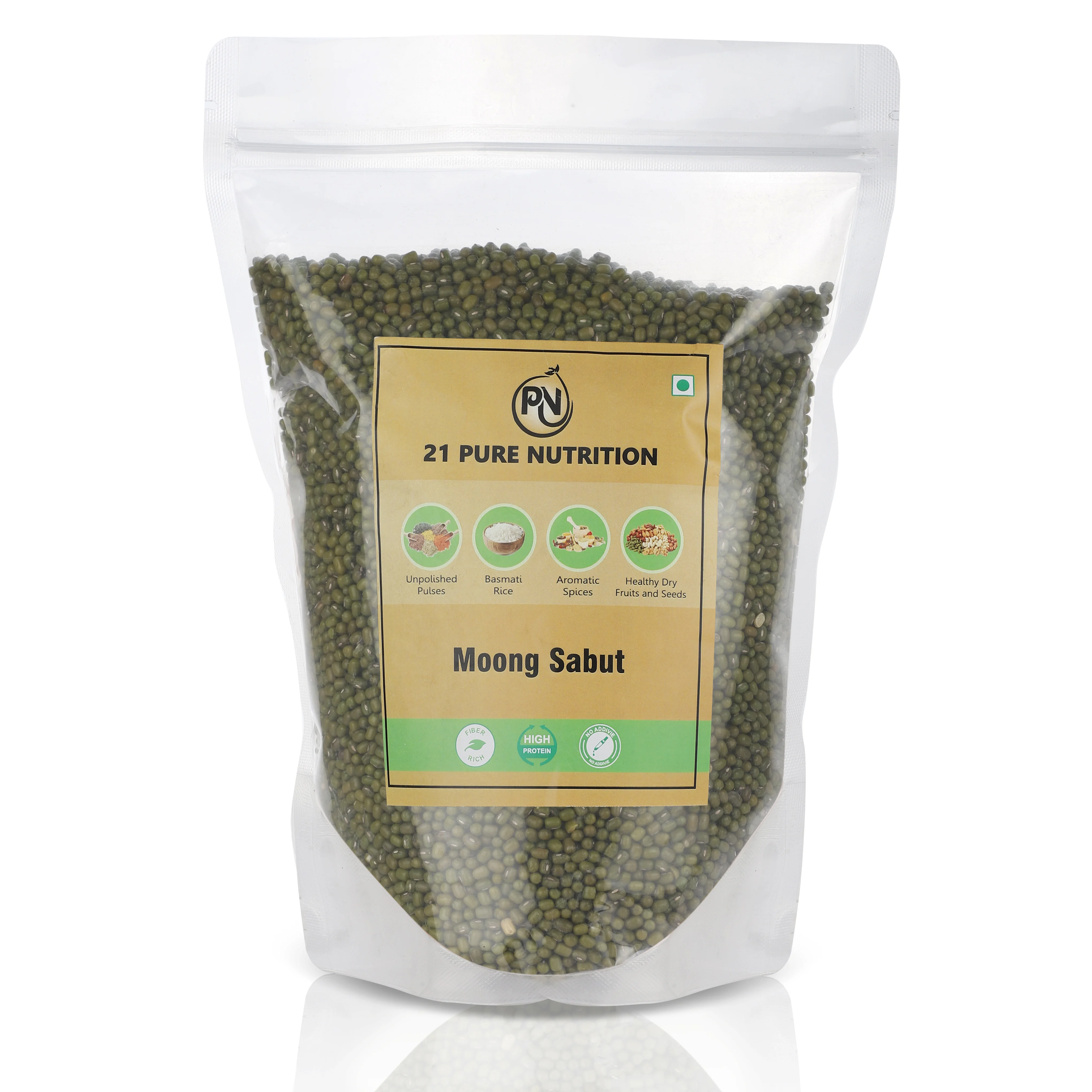 21 Pure Nutrition Moong Sabut - 500 g