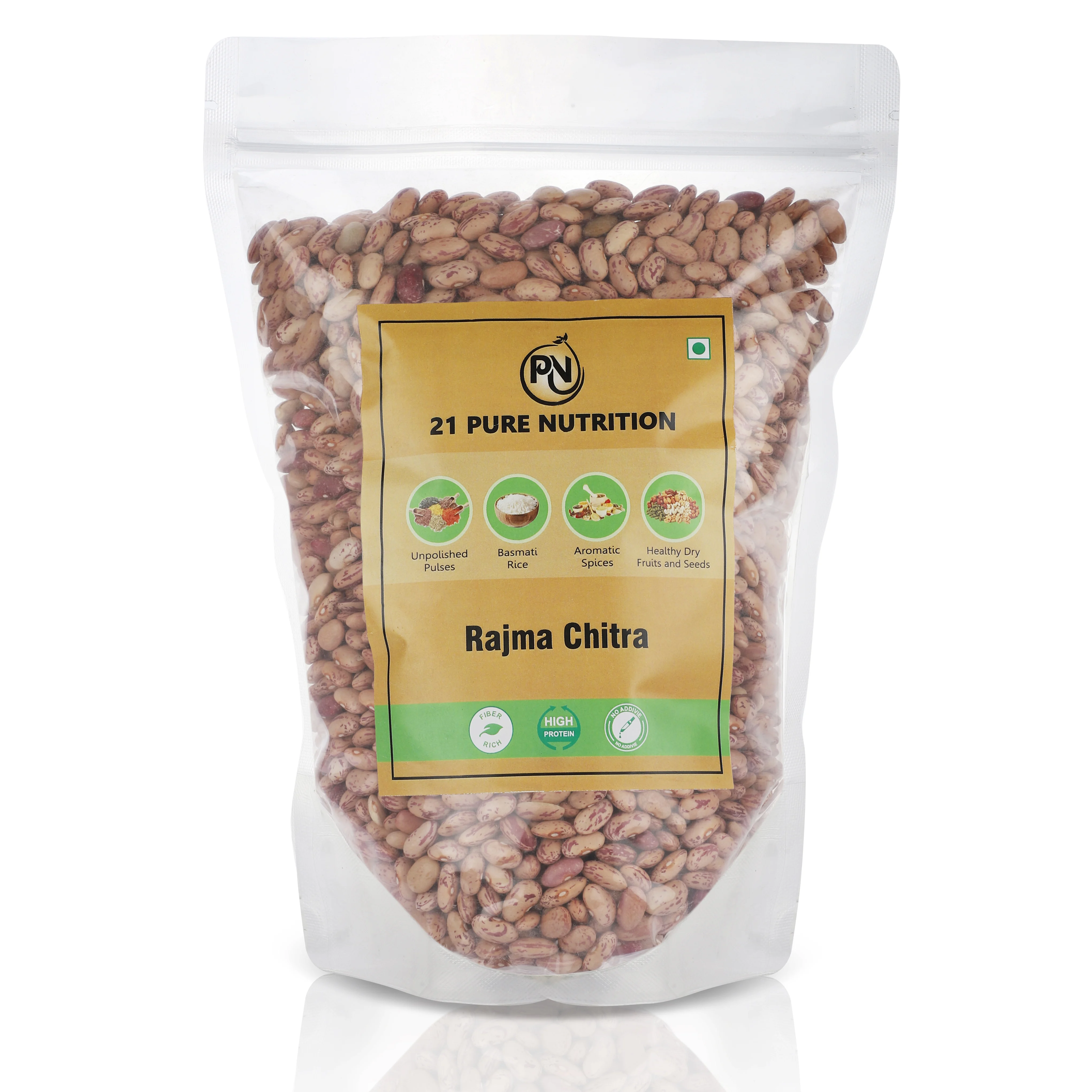 21 Pure Nutrition Rajma Chitr - 1 kg