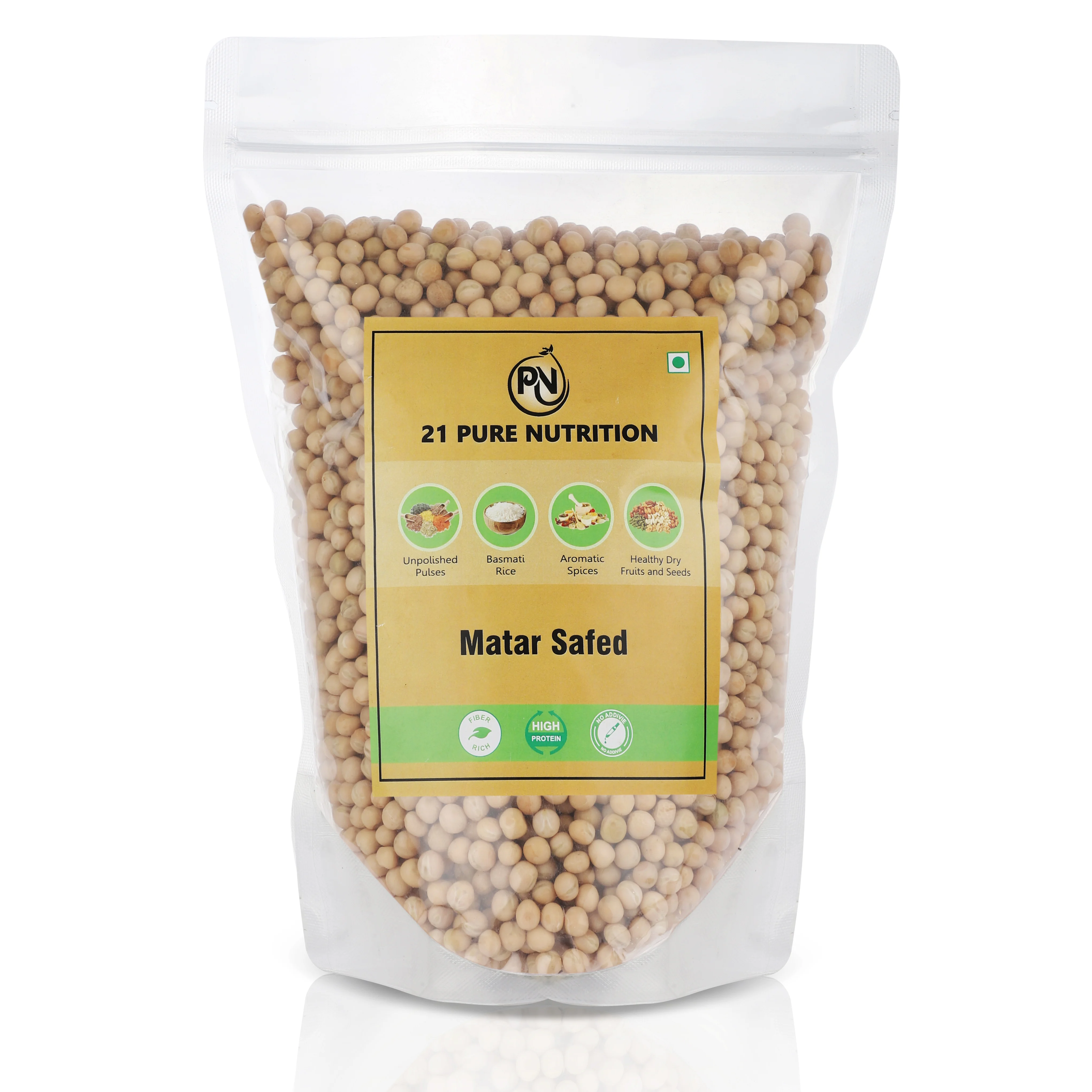 21 Pure Nutrition Safed Matar - 1 kg