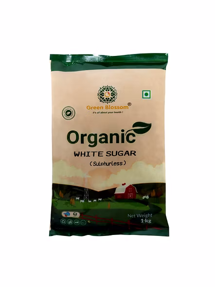 Green Blossom Organic Sugar (White & Sulphurless) - 1 Kg