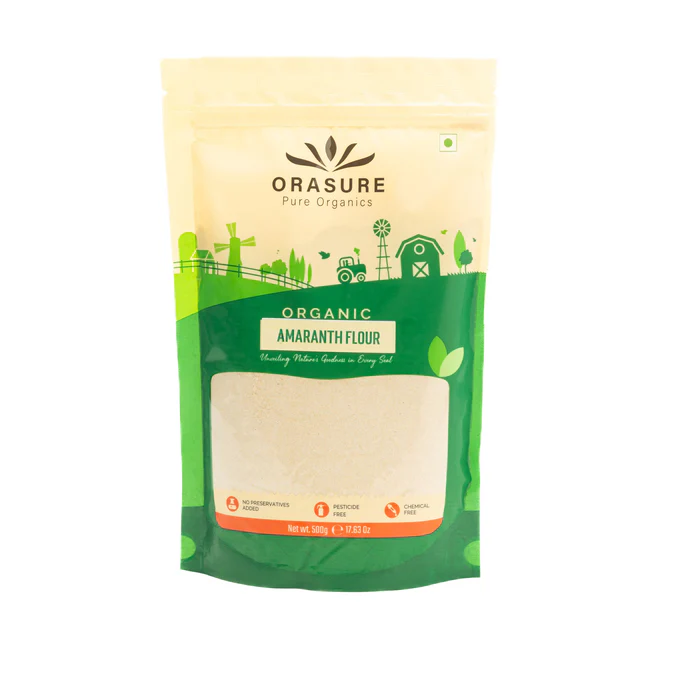 Orasure Amaranth Flour – 500 g (Pack Of 1) | Organic Flour | Highly Nutritious