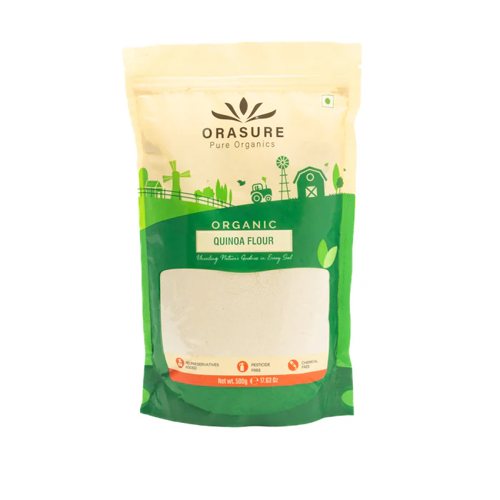 Orasure Quinoa Flour - 500 g (Pack Of 1) | 100% Natural and Fresh Quinoa Atta