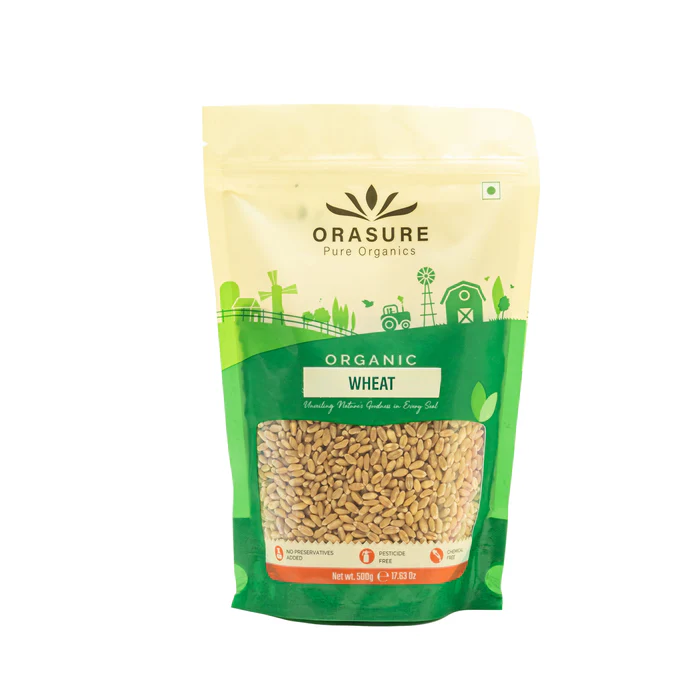 Orasure Whole Wheat -500g (Pack of 1) | High Fiber Whole Grain Flour