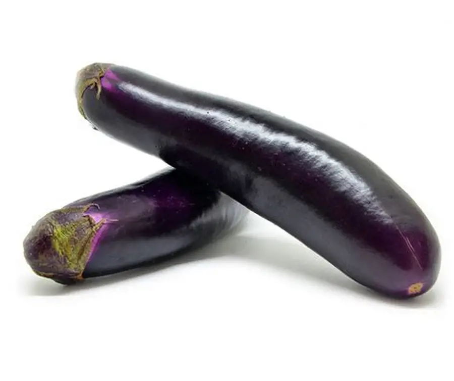 Long Eggplant (Lamba Baingan) - (500gm) From Mukeem Fresh Vegetables