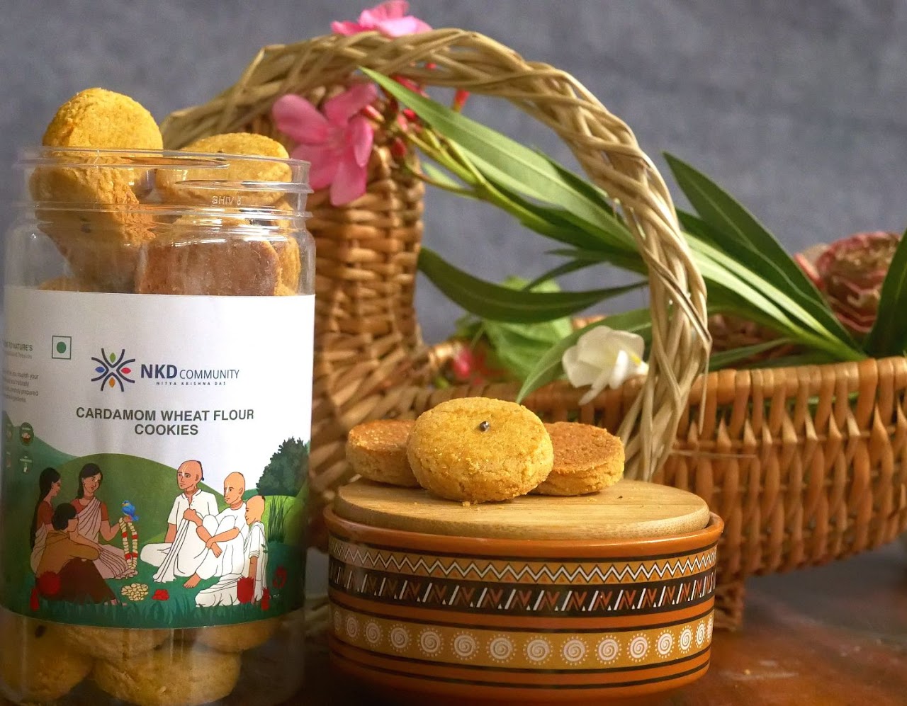 Nature's Cardamom Whole wheat Cookies - 300gm