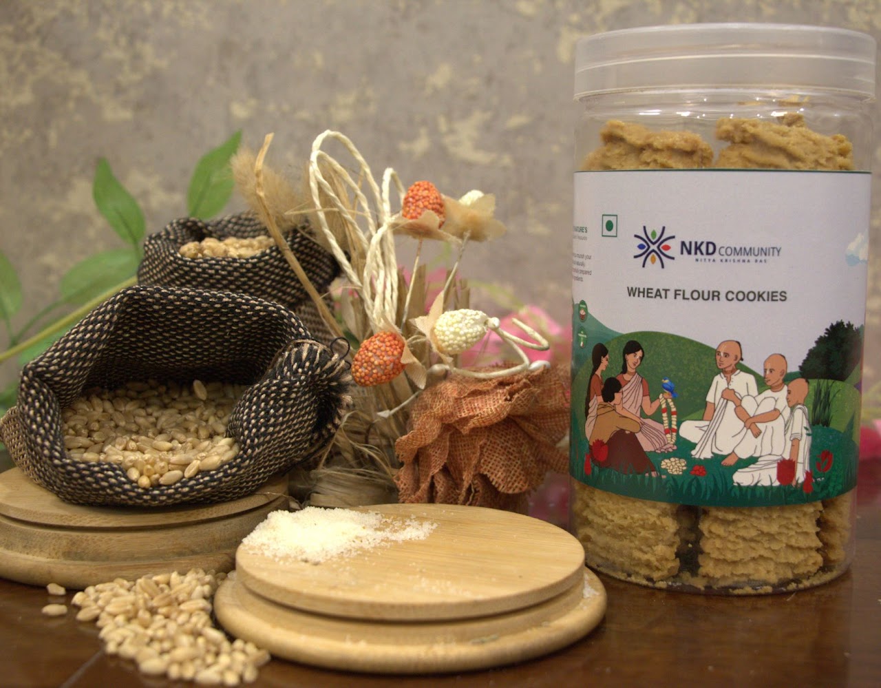 Nature's Whole Wheat Flour Cookies - 300gm