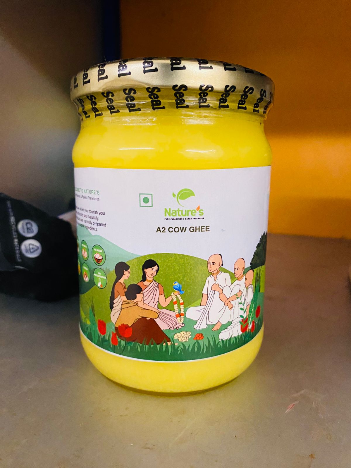 Nature's A2 Cow Ghee - 500gm