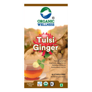 Organic Wellness Tulsi Ginger 25 Teabags