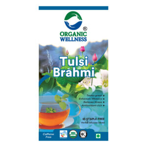 Organic Wellness Tulsi Brahmi 25 Teabags