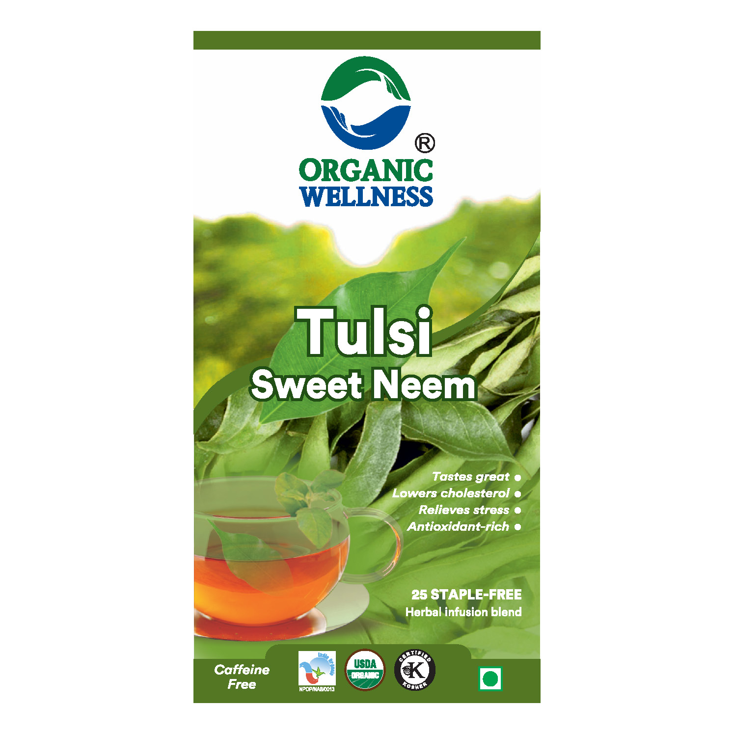 Organic Wellness Sweet Neem 25 Teabags