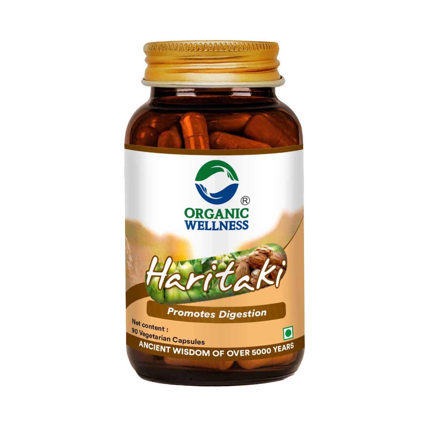 Haritaki 90 Capsules Bottle