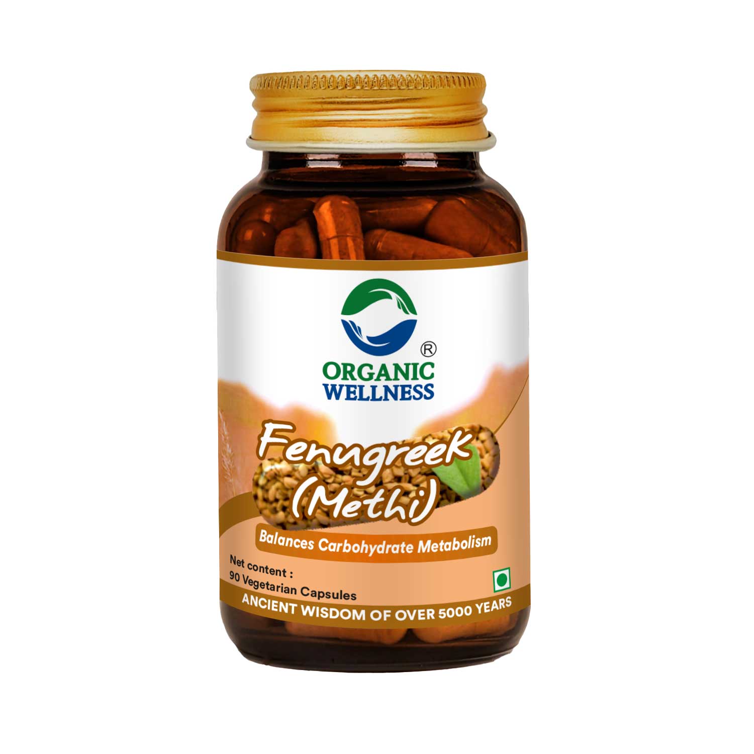 Fenugreek (Methi) 90 Vegetarian Capsules