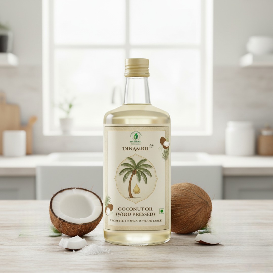 Wood Pressed Pure Cococnut Oil