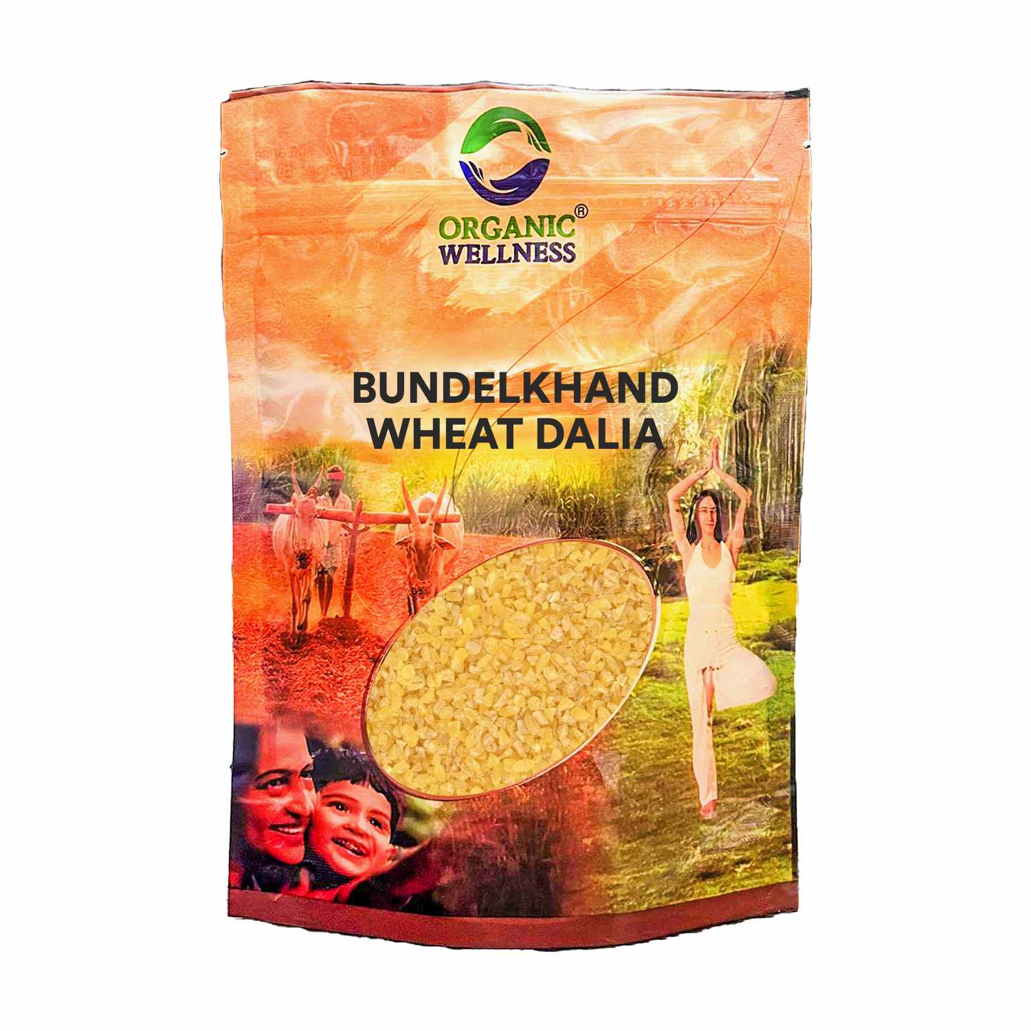 Organic Wellness Bundelkhand Kathiya Wheat Dalia 450 grams