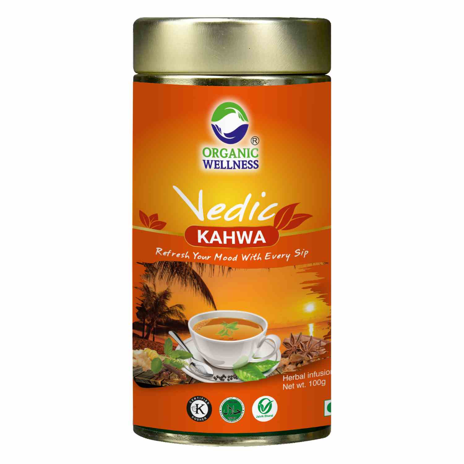 Vedic Kahwa Tea 100 Gram Tin