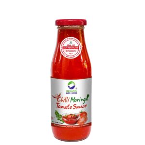 Organic Wellness Chilli Moringa Tomato Sauce 350g (Pack-1)