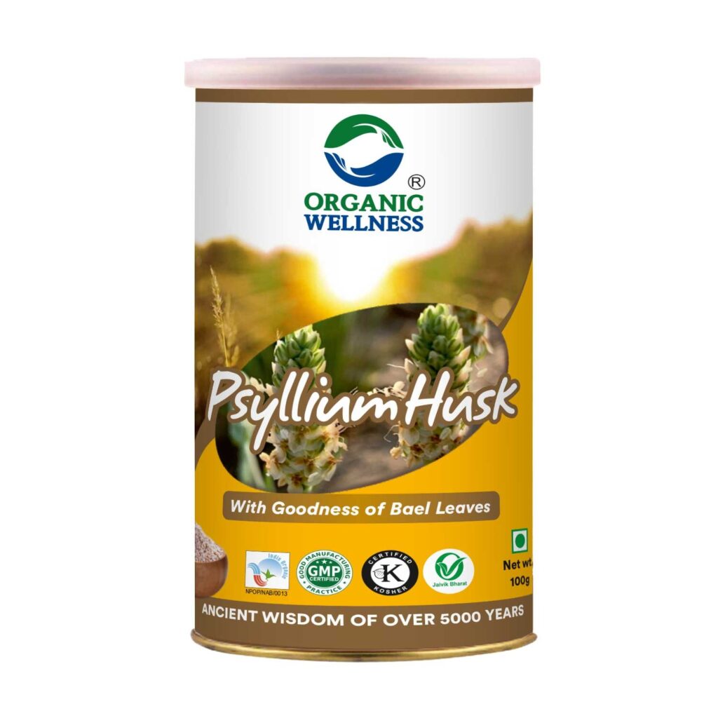 Organic Wellness Psyllium Husk (Isabgol) Powder - 100g